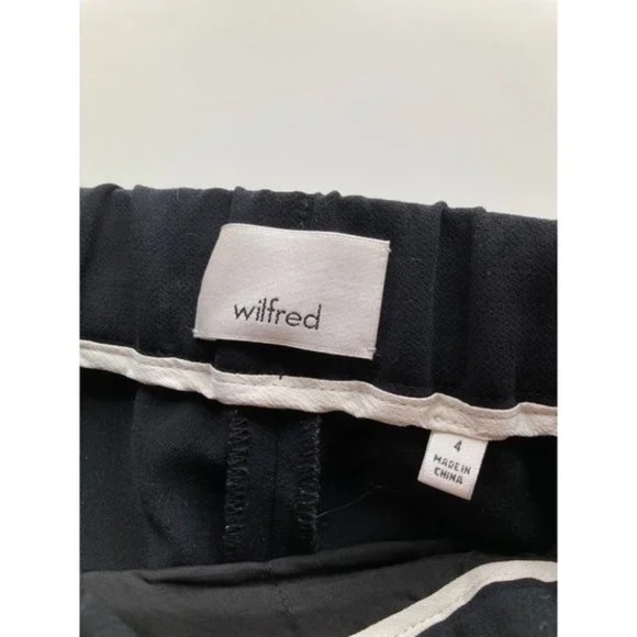 Aritzia Wilfred Darontal Pants Crepe Pants with Side Stripe - Picture 2 of 5